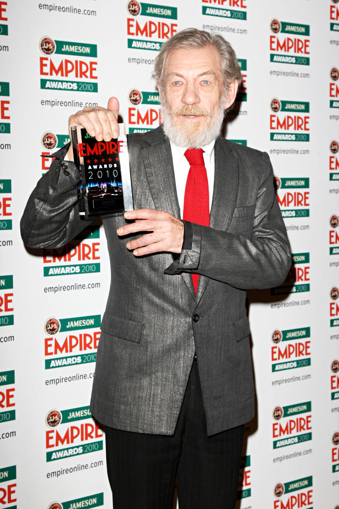 Ian McKellen;<br>The Empire Film Awards 2010 - Press Room