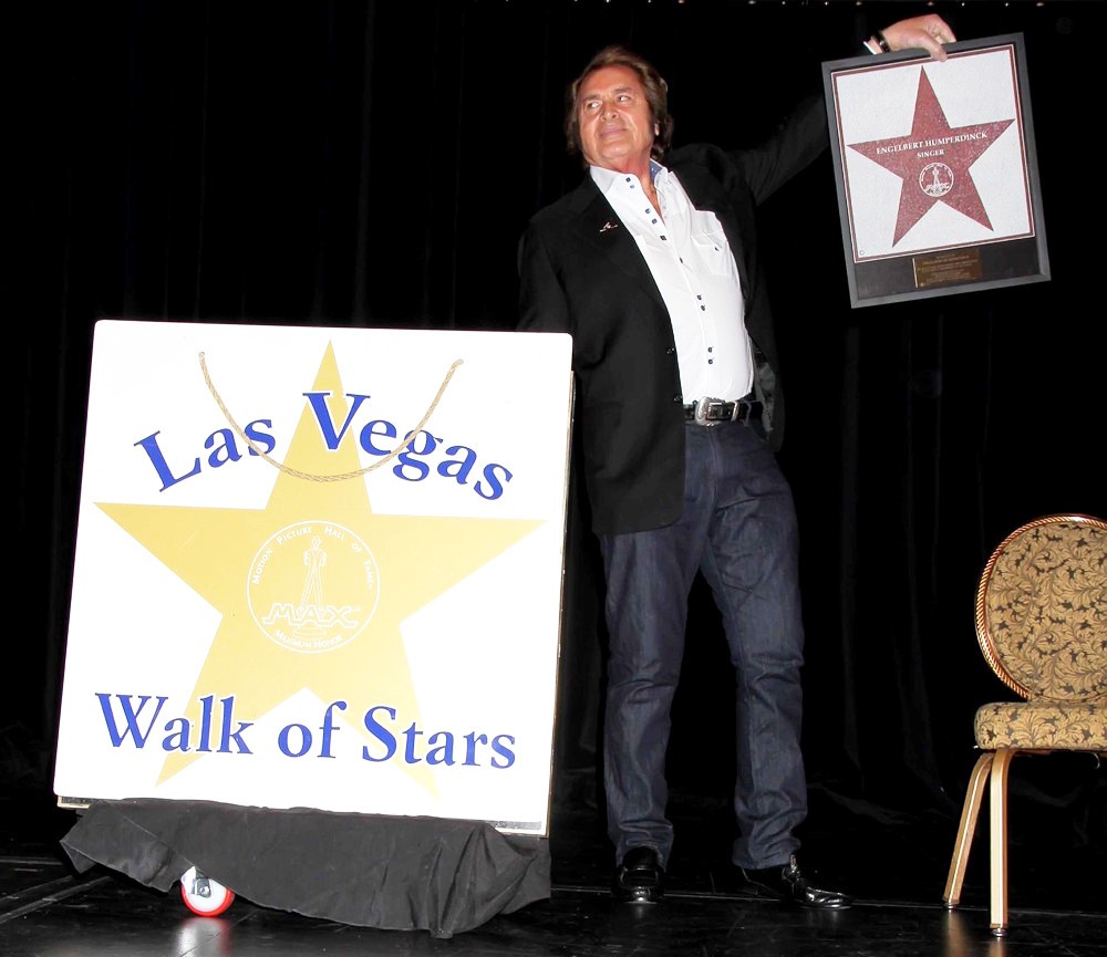 Engelbert Humperdinck;<br>Engelbert Humperdinck Honoured with A Celebrity Star on The Las Vegas Walk of Stars