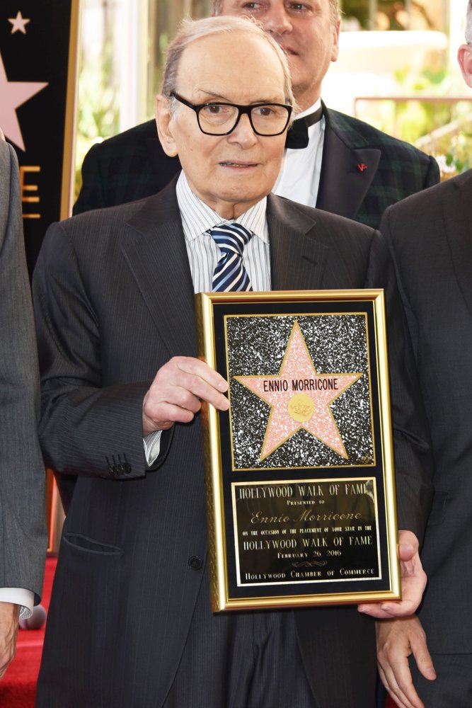 Ennio Morricone Rreceives A star on The Hollywood Walk of Fame