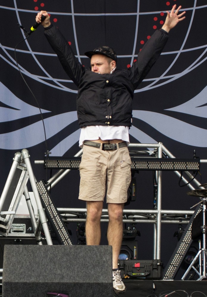 Rou Reynolds;Enter Shikari;<br>Leeds Festival 2012 - Day Three