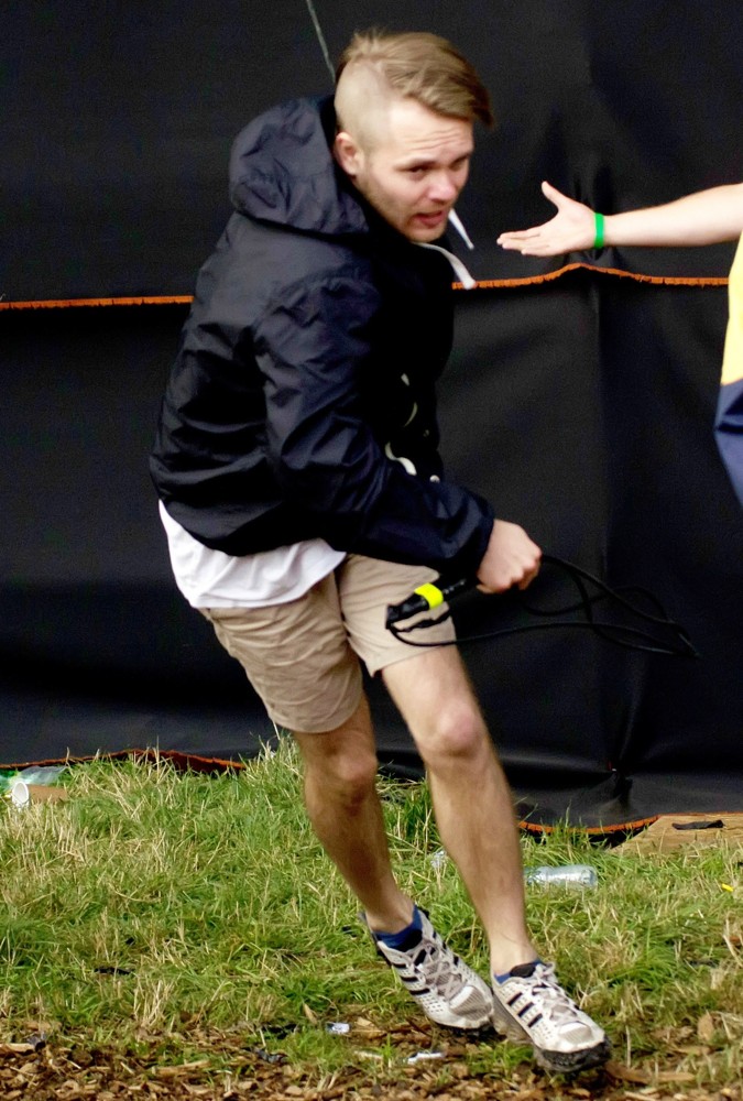 Rou Reynolds;Enter Shikari;<br>Leeds Festival 2012 - Day Three