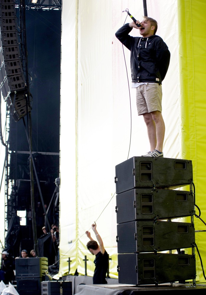 Rou Reynolds;Enter Shikari;<br>Leeds Festival 2012 - Day Three