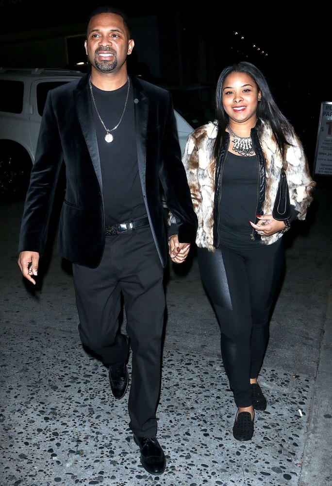 Mike Epps;Michelle McCain;<br>Mike Epps Arrives at The Comedy Store on Sunset Boulevard