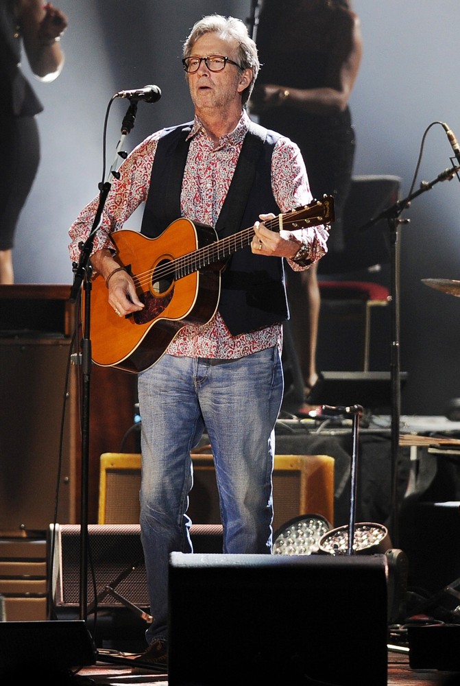 Eric Clapton Performs on His 68th Birthday at Hard Rock Live!