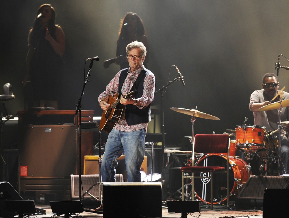 Eric Clapton Performs on His 68th Birthday at Hard Rock Live!