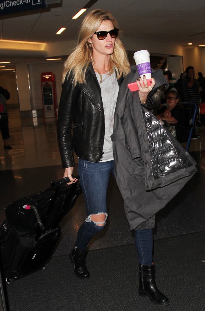 Erin Andrews at Los Angeles International Airport
