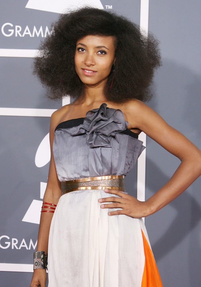 Esperanza Spalding Picture 1 - 54th Annual GRAMMY Awards - Arrivals
