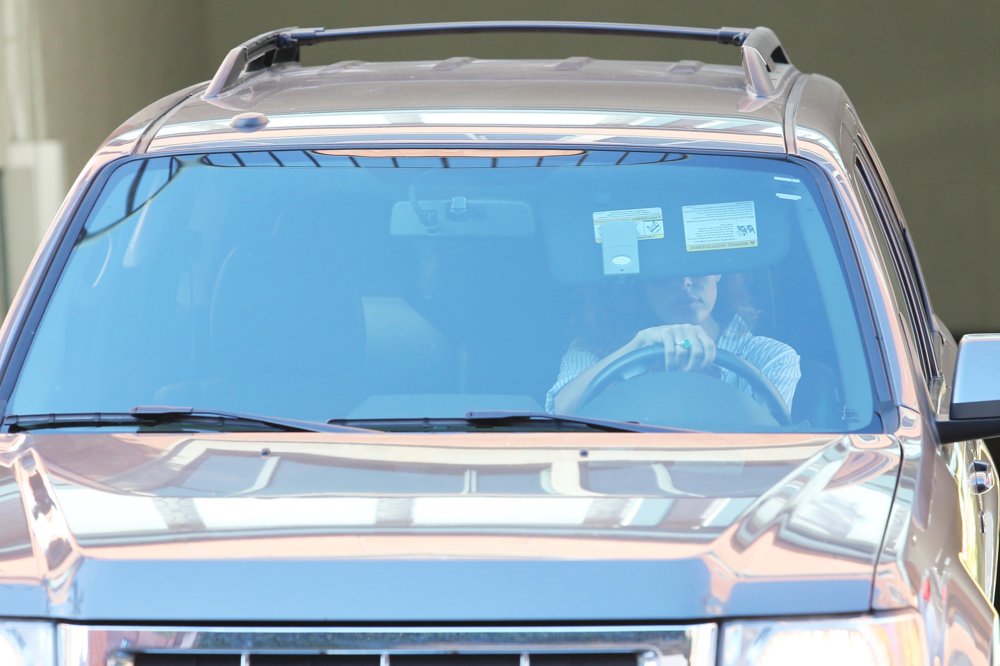 Eva Mendes;<br>Eva Mendes Drives Her Ford Escape SUV