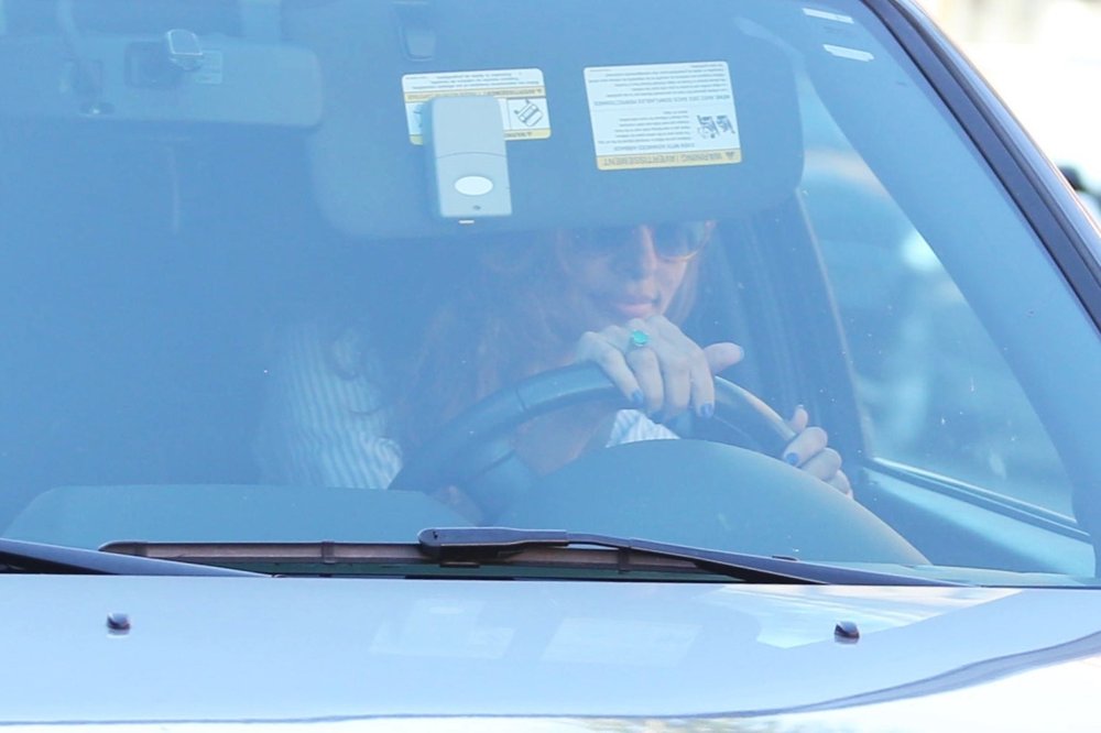 Eva Mendes;<br>Eva Mendes Drives Her Ford Escape SUV