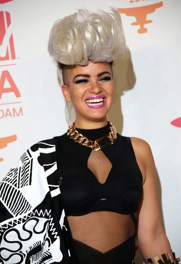 Eva Simons;<br>20th MTV Europe Music Awards - Press Room
