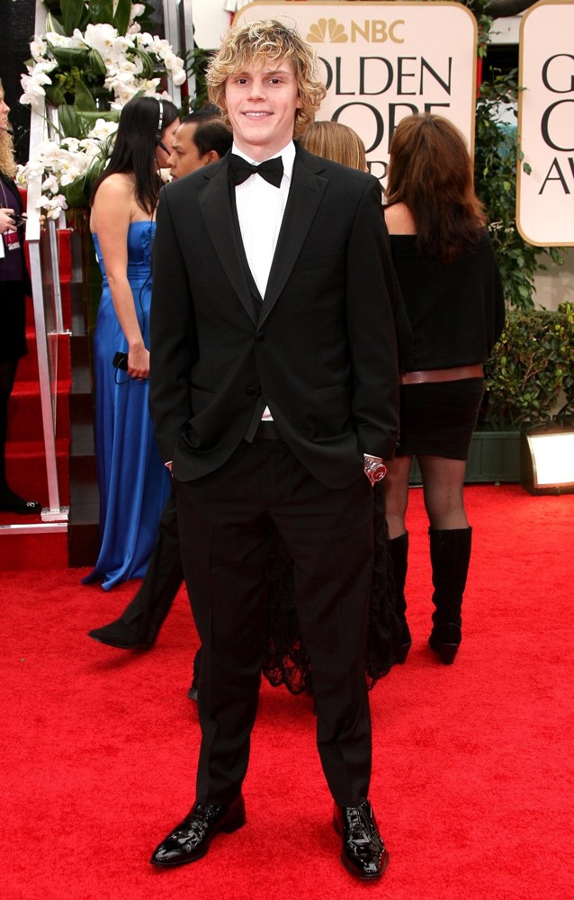 Evan Peters;<br>The 69th Annual Golden Globe Awards - Arrivals