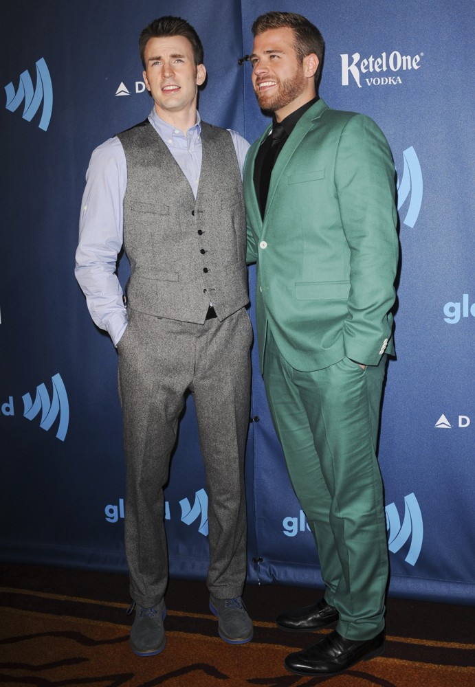 Chris Evans;Scott Evans;<br>24th Annual GLAAD Media Awards - Arrivals