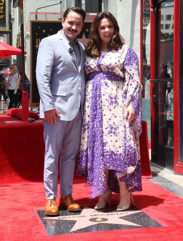 Ben Falcone;Melissa McCarthy;<br>Melissa McCarthy Recieves A Star on The Hollywood Walk of Fame
