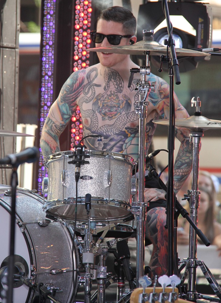 Andy Hurley;Fall Out Boy;<br>Fall Out Boy Perform Live as Part of The Toyota Concert Series on NBC's Today