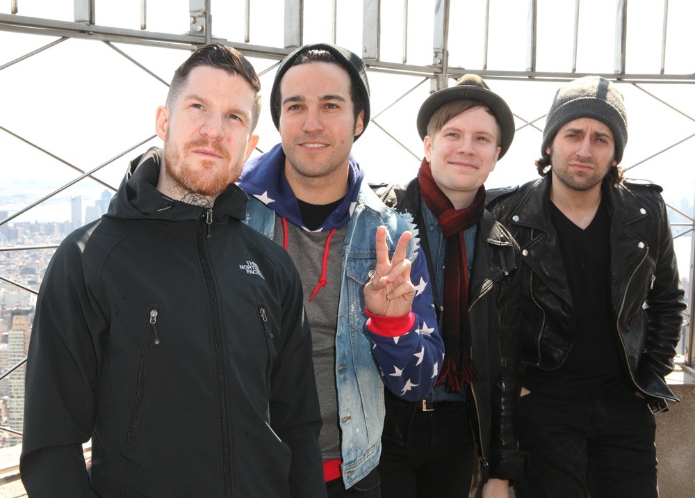 Fall Out Boy Promote Their Album Save Rock and Roll During A Photocall