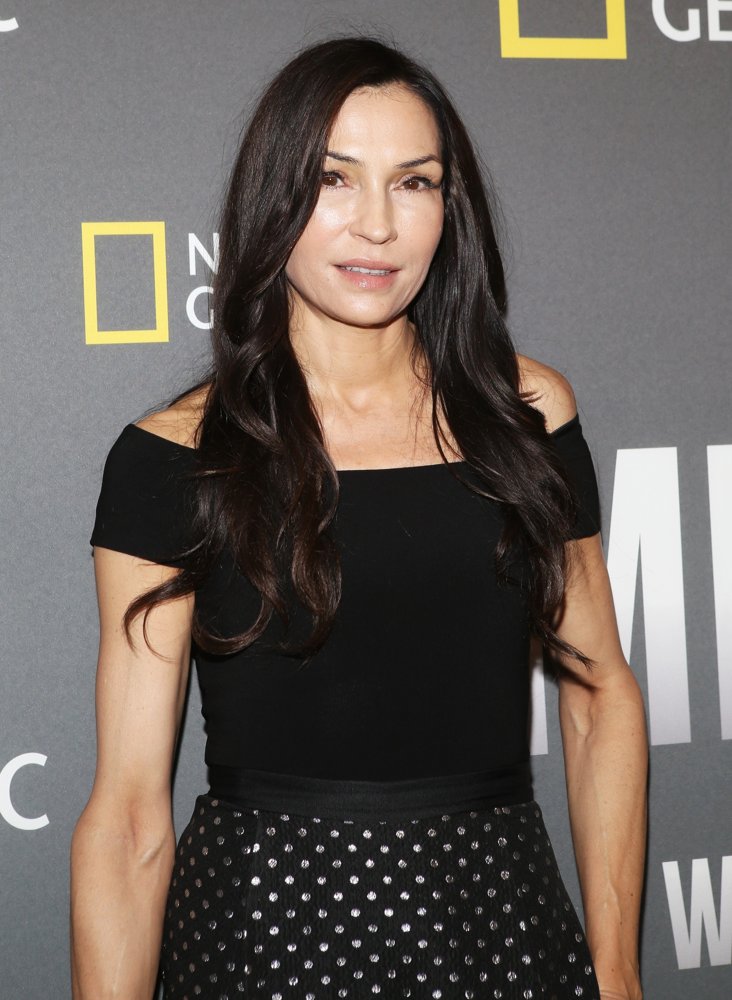 Famke Janssen<br>America Inside Out with Katie Couric Premiere