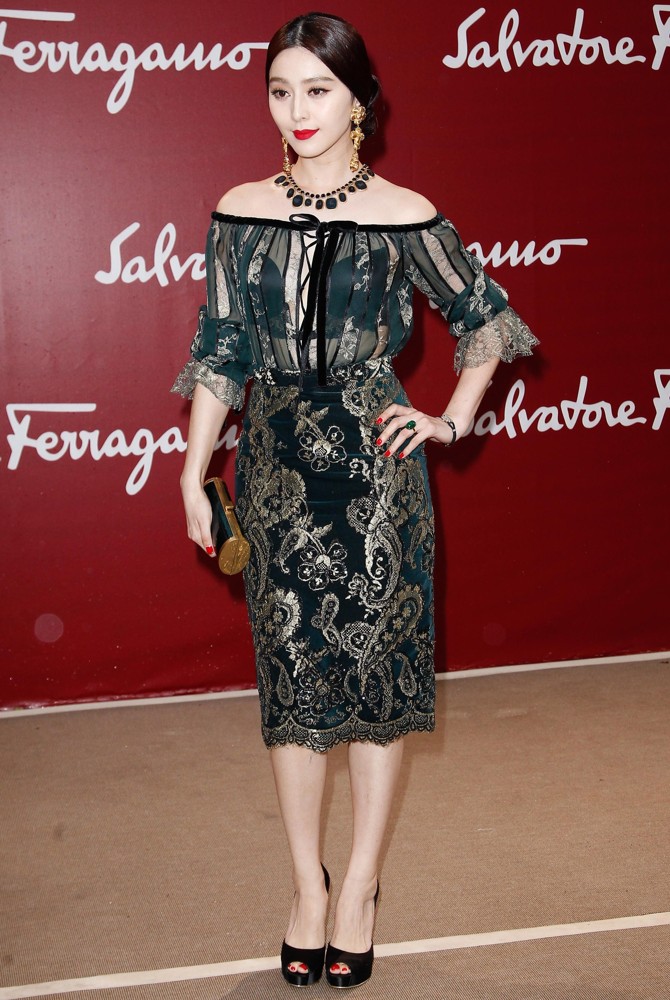 Fan Bingbing;<br>52nd Annual Monte Carlo TV and Film Festival - Salvatore Ferragamo Cruise Collection 2013 - Arrivals