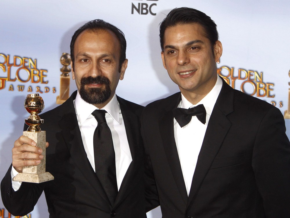 Asghar Farhadi;Peyman Moadi;<br>The 69th Annual Golden Globe Awards - Press Room