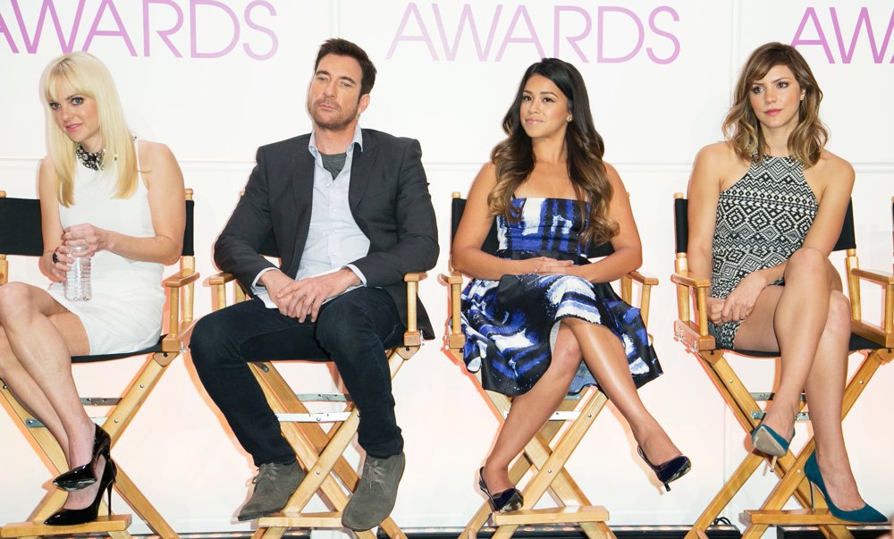 Anna Faris;Dylan McDermott;Gina Rodriguez;Katharine McPhee;<br>People's Choice Awards 2015 Nominations Press Conference