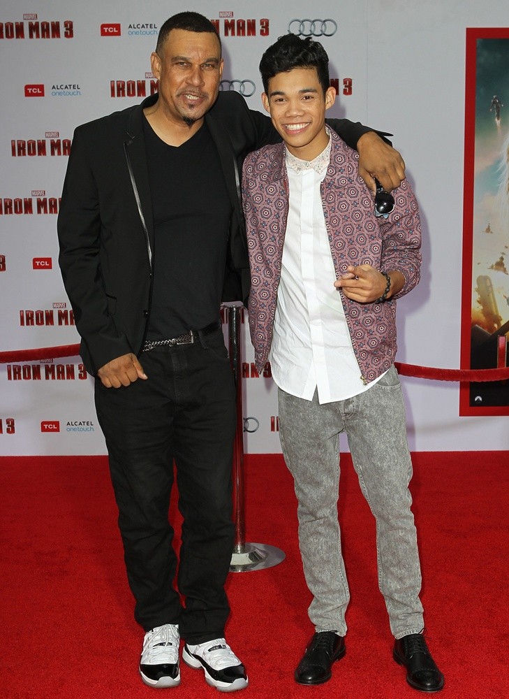 Roy Fegan;Roshon Fegan;<br>Iron Man 3 Los Angeles Premiere - Arrivals