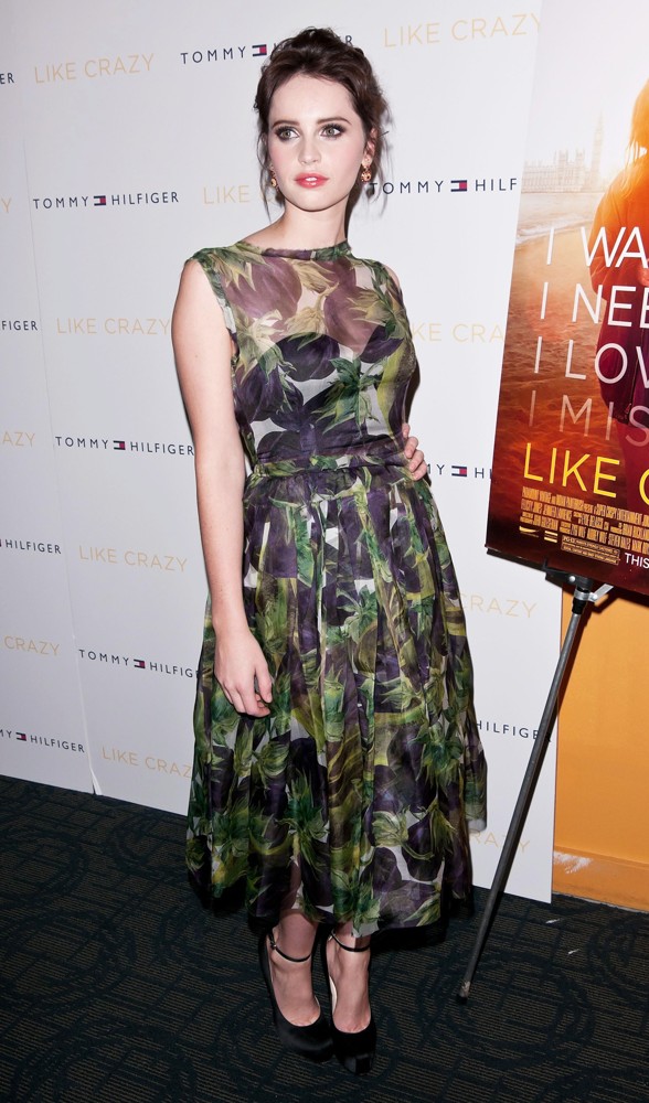 Felicity Jones;<br>The New York Premiere of Like Crazy