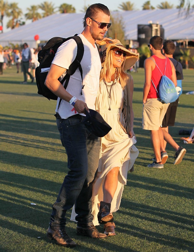 Josh Duhamel;Stacy Ferguson;<br>Celebrities at The 2012 Coachella Valley Music and Arts Festival - Day 2
