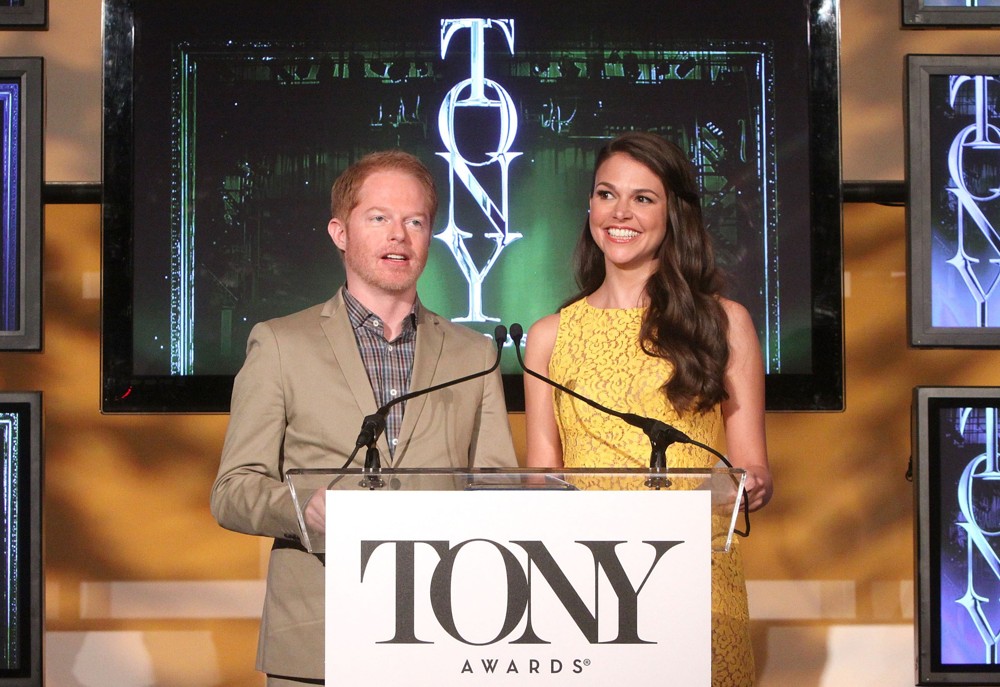 Jesse Tyler Ferguson;Sutton Foster;<br>The 2013 Tony Awards Nominations Announcement