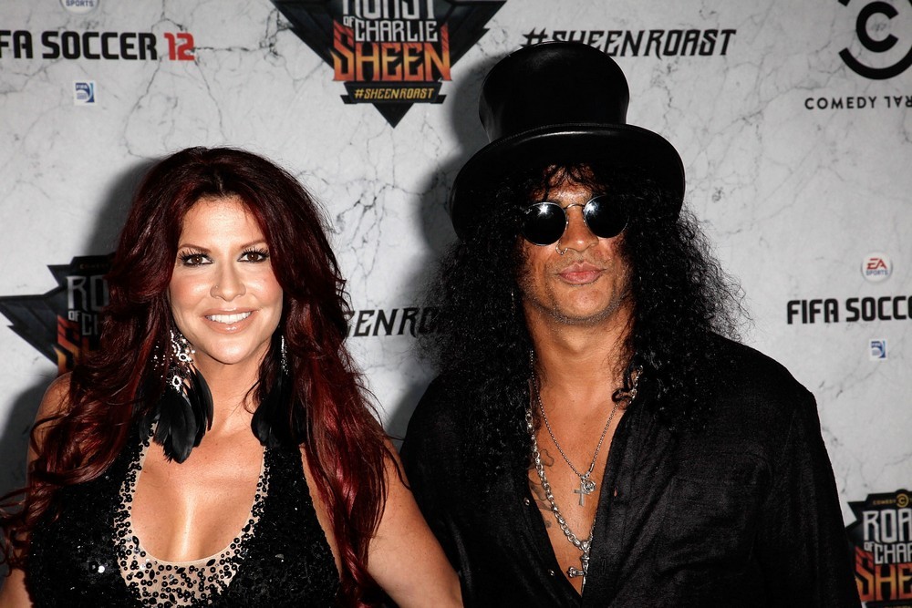 Perla Ferrar;Slash;<br>Comedy Central Roast of Charlie Sheen - Arrivals