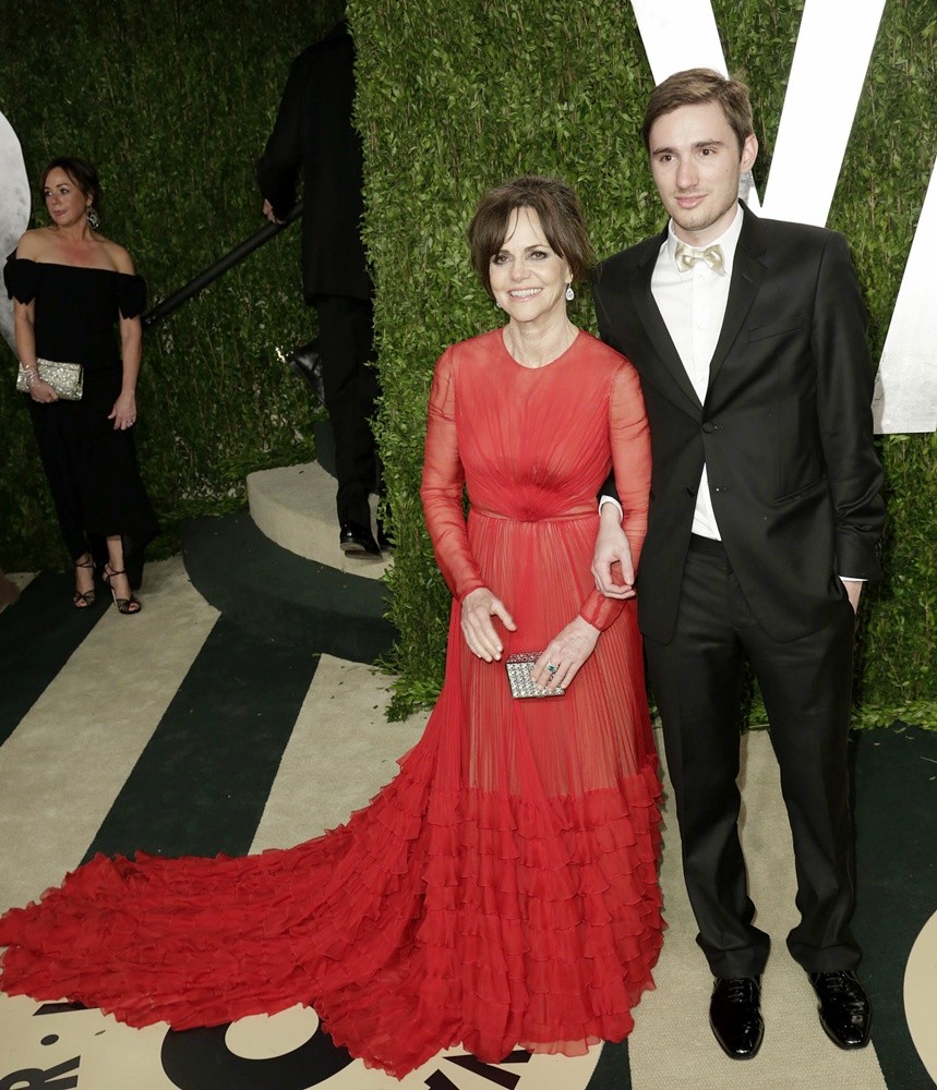 Sally Field;Sam Greisman;<br>2013 Vanity Fair Oscar Party - Arrivals