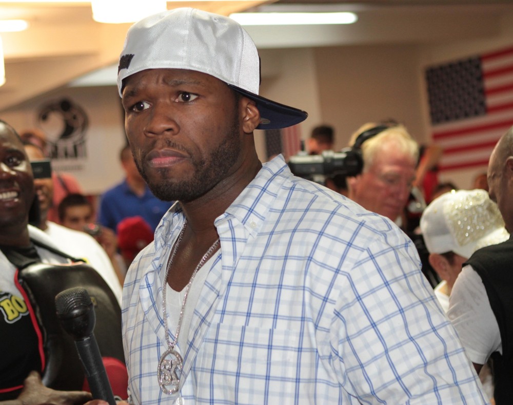 50 Cent;<br>An Open Media Workout at The Mayweather Boxing Gym