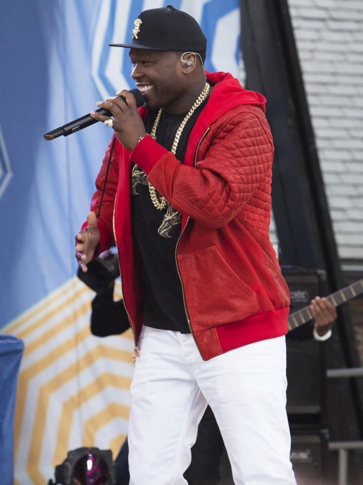 50 Cent;<br>50 Cent Performs on Good Morning America