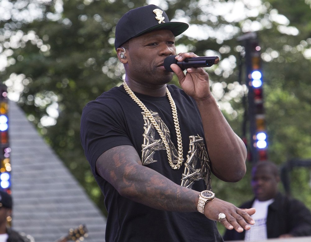50 Cent;<br>50 Cent Performs on Good Morning America