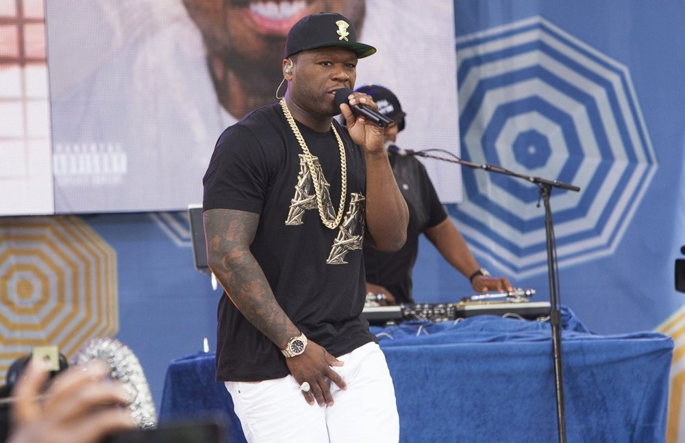 50 Cent;<br>50 Cent Performs on Good Morning America