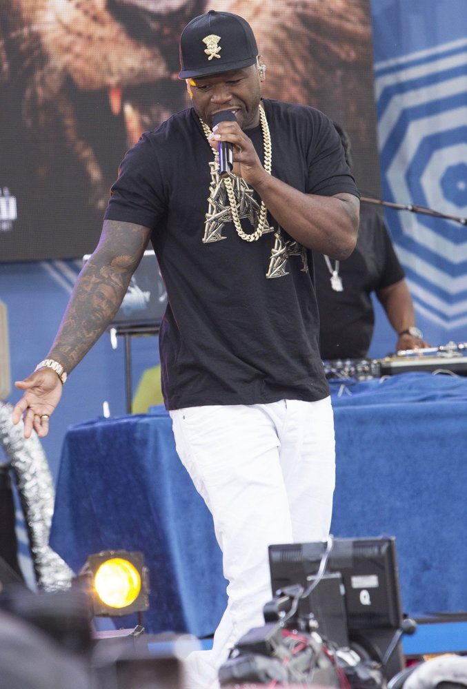 50 Cent;<br>50 Cent Performs on Good Morning America
