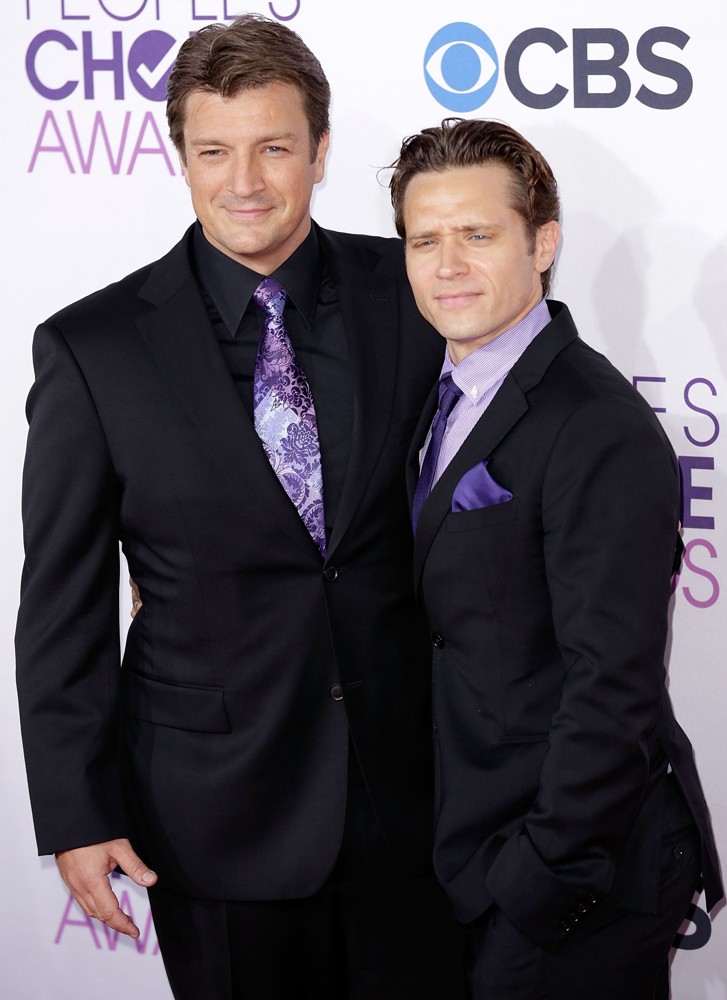 Nathan Fillion;Seamus Dever;<br>People's Choice Awards 2013 - Red Carpet Arrivals