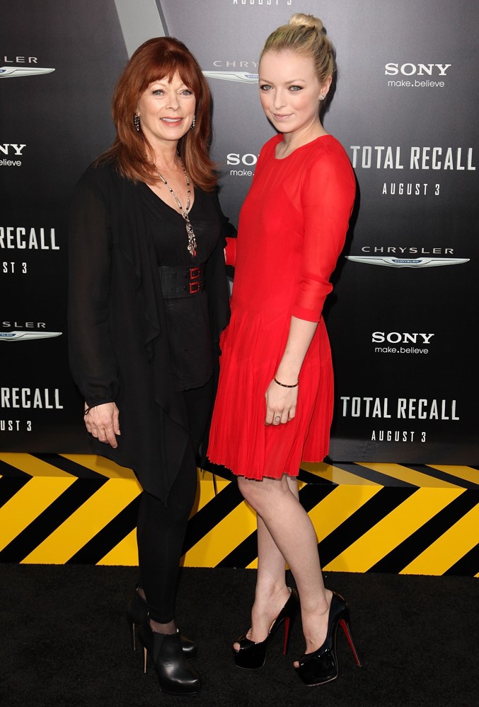 Frances Fisher;Francesca Eastwood;<br>Los Angeles Premiere of Total Recall