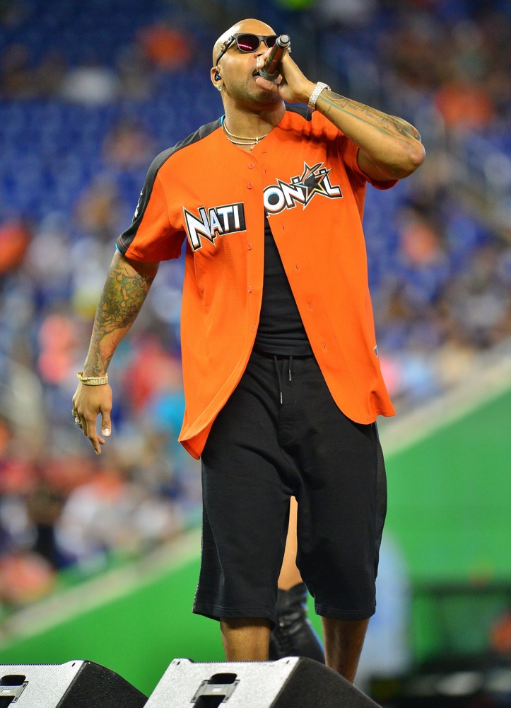 Flo Rida;<br>All-Star and Legends Celebrity Softball Game