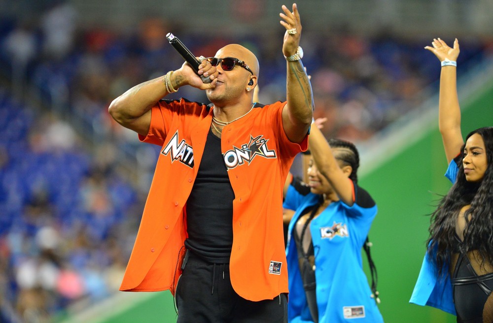 Flo Rida;<br>All-Star and Legends Celebrity Softball Game
