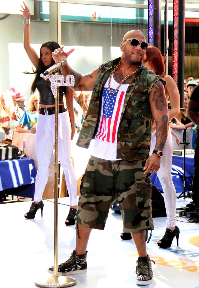 Flo Rida;<br>Flo Rida Performs at The Toyota Concert Series on The Today Show