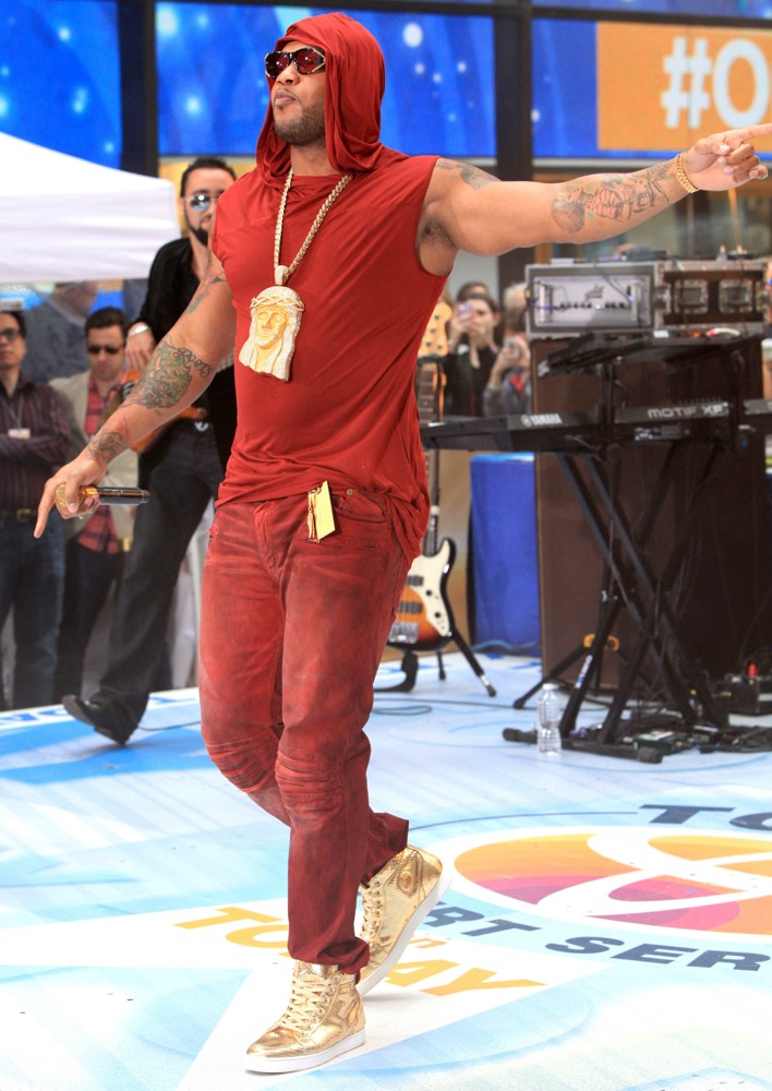 Flo Rida Performs on The Today Show as Part of NBC's Toyota Concert Series