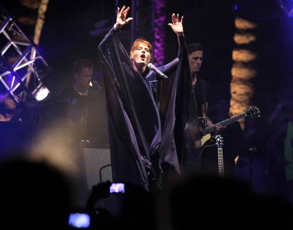 Florence Welch;Robert Ackroyd;Florence and the Machine;<br>Performances at The 2012 Coachella Valley Music and Arts Festival - Week 2 Day 3
