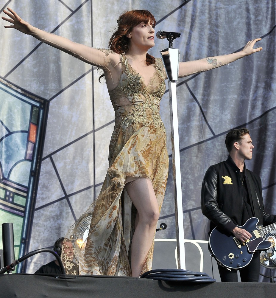 Florence Welch;Robert Ackroyd;Florence and the Machine;<br>BBC Radio 1's Hackney Weekend - Day 2