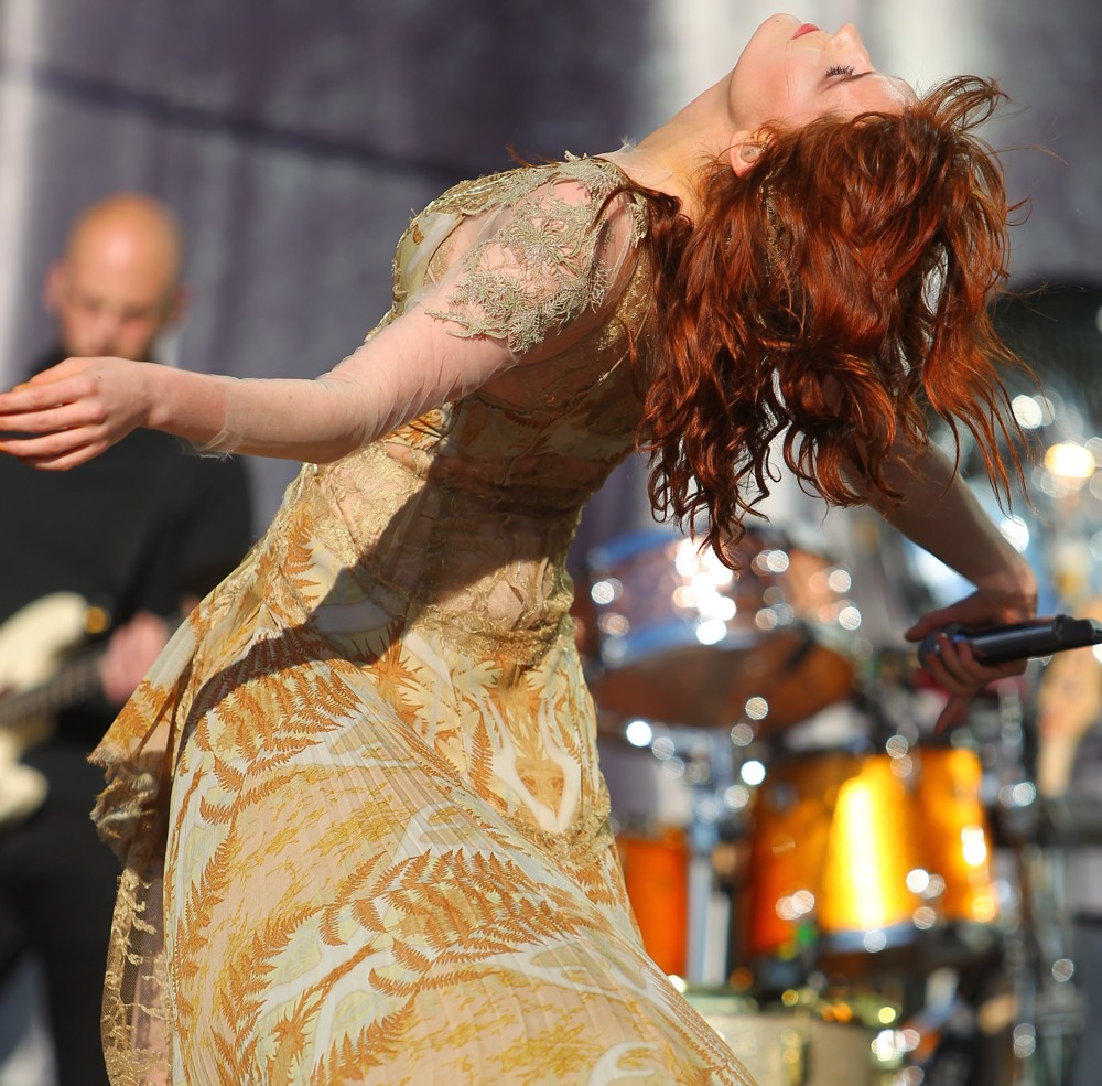 Mark Saunders;Florence Welch;Florence and the Machine;<br>BBC Radio 1's Hackney Weekend - Day 2