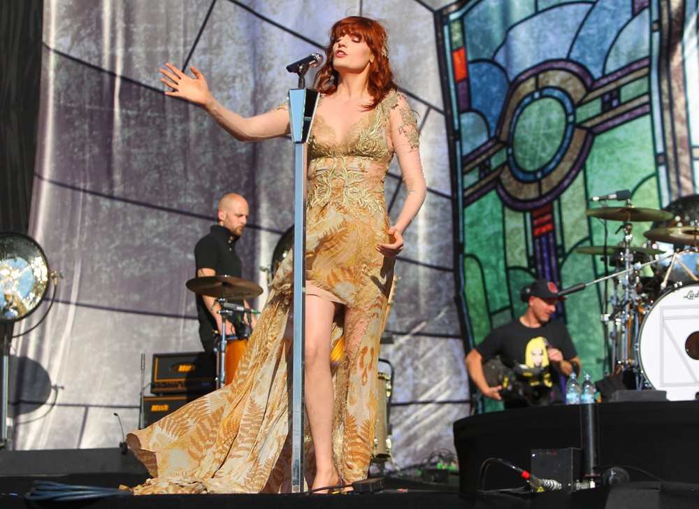Mark Saunders;Florence Welch;Florence and the Machine;<br>BBC Radio 1's Hackney Weekend - Day 2