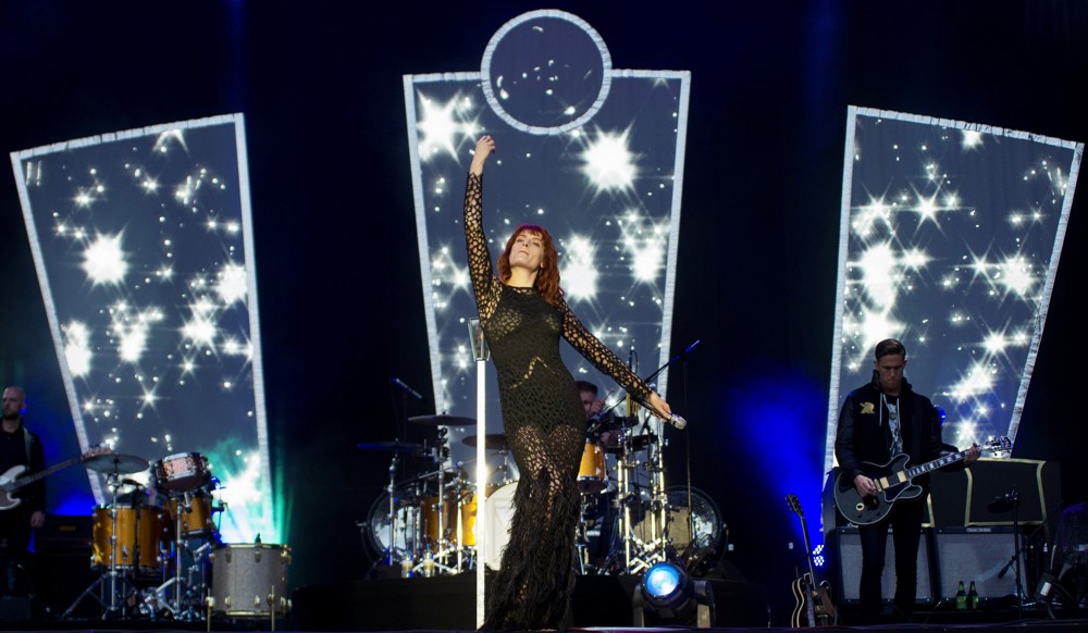 Florence Welch;Robert Ackroyd;Florence and the Machine;<br>Leeds Festival 2012 - Day Three