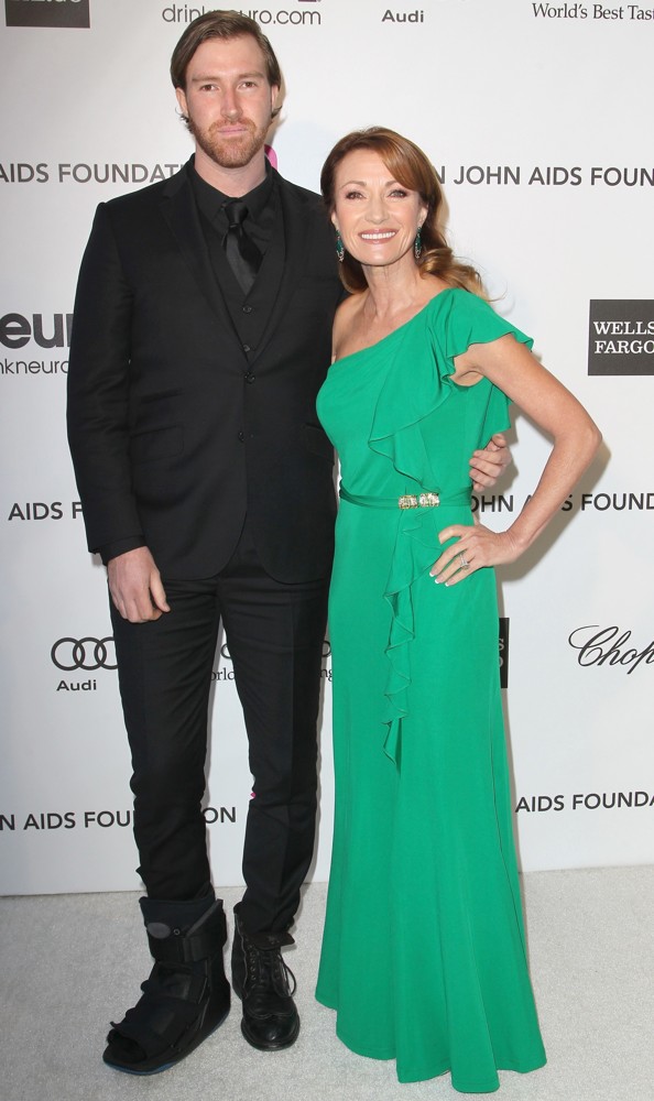 Sean Flynn;Jane Seymour;<br>21st Annual Elton John AIDS Foundation's Oscar Viewing Party