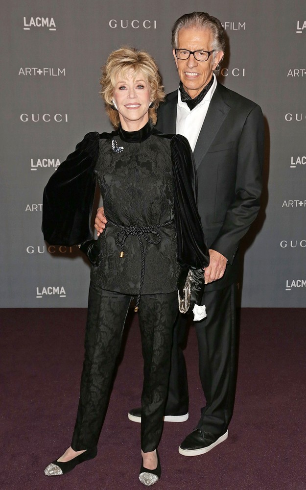 Jane Fonda;Richard Perry;<br>LACMA 2012 Art + Film Gala - Arrivals