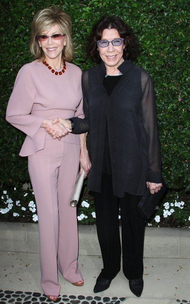 Jane Fonda;Lily Tomlin;<br>The Rape Foundation's 2014 Brunch - Arrivals