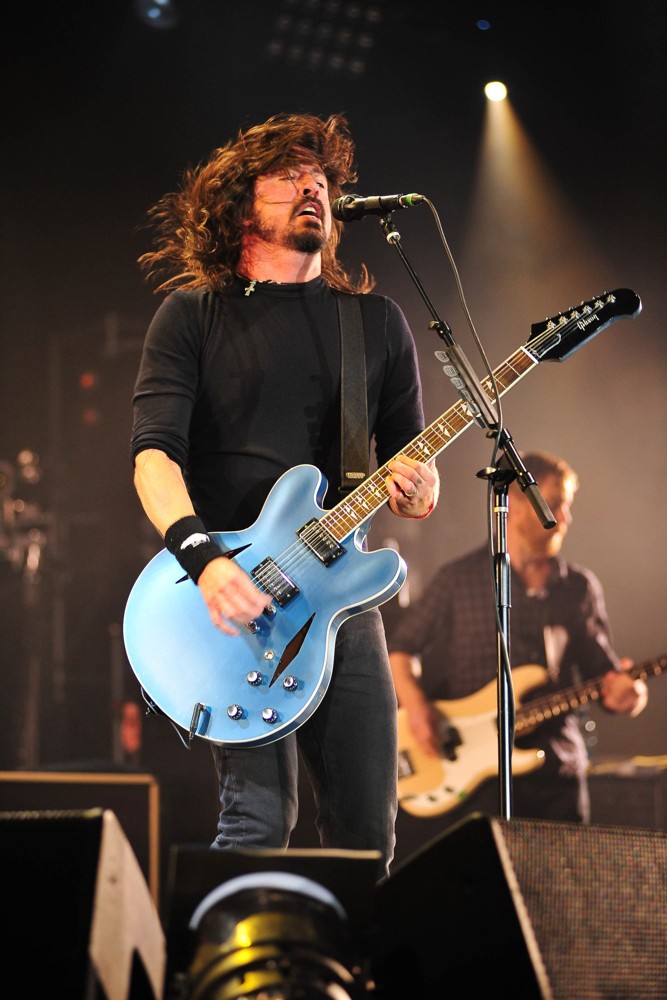 Dave Grohl;Foo Fighters;<br>Foo Fighters Perform During BBC Radio 1's Big Weekend 2011 - Performance