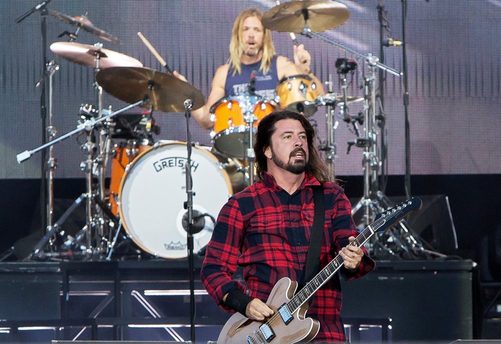 Foo Fighters Performing in Gothenburg